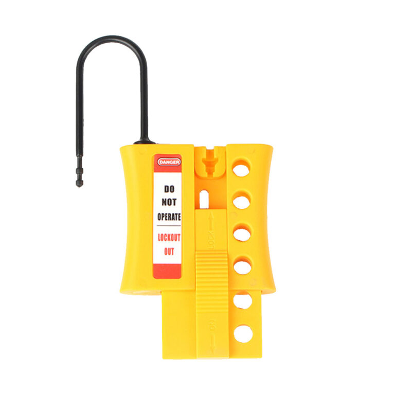 Dielectric Nylon 4 Hole 3mm Lockout Hasp - Volt Safety LOCKOUT-HASP-EPK44