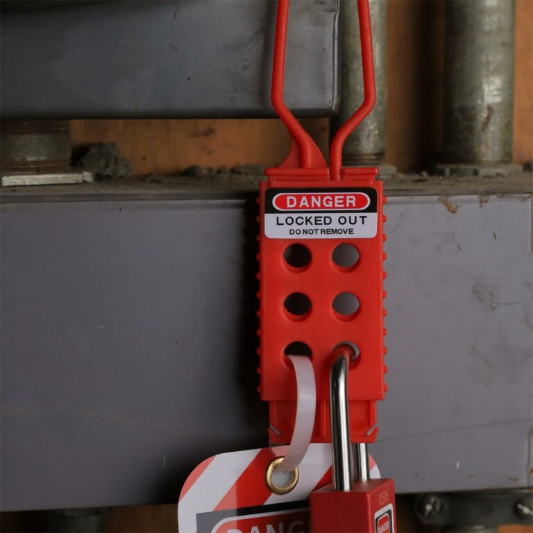 Dielectric Nylon 6 Hole Lockout Hasp - Volt Safety LOCKOUT-HASP-SLH70