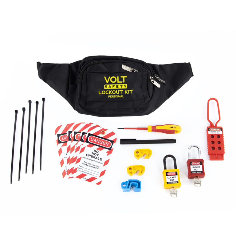 Lockout Kit Personal with Belt Bag - Volt Safety LOCKOUT-KIT-P