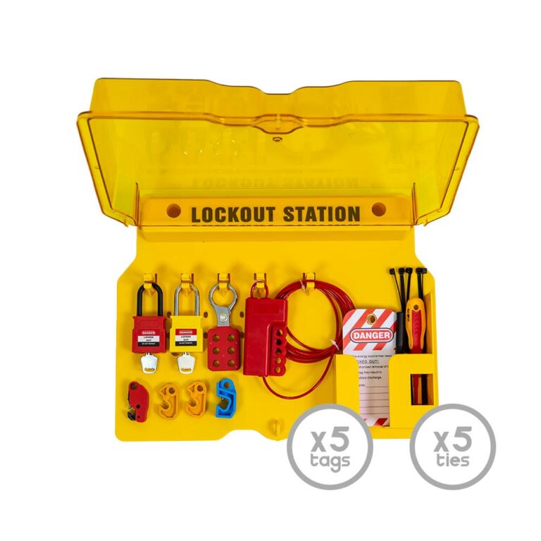 Wall Mounted Lockout Kit Small - Volt Safety LOCKOUT-KIT-S-WM