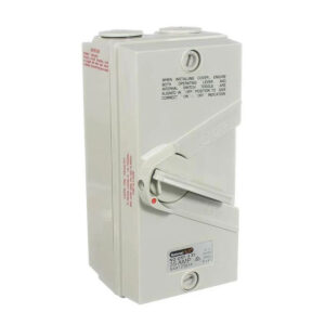 Three Pole 40 Amp Isolating Switch | IP66 Weather Protected