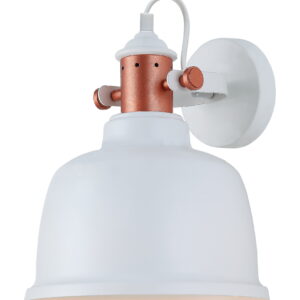 CLA ALTA: Interior Adjustable Bell With Copper Highlight Wall Lights