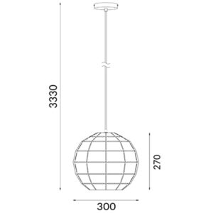 CLA ARMIS: Retro Tiled Wine Glass Shape Pendant Lights
