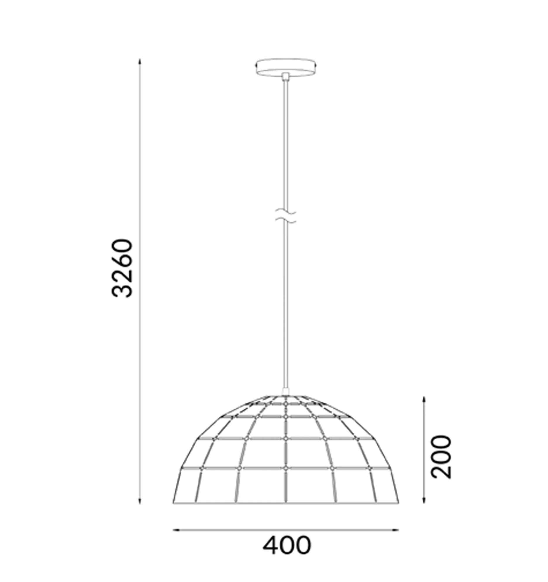 CLA ARMIS: Retro Tiled Dome Shape Pendant Lights