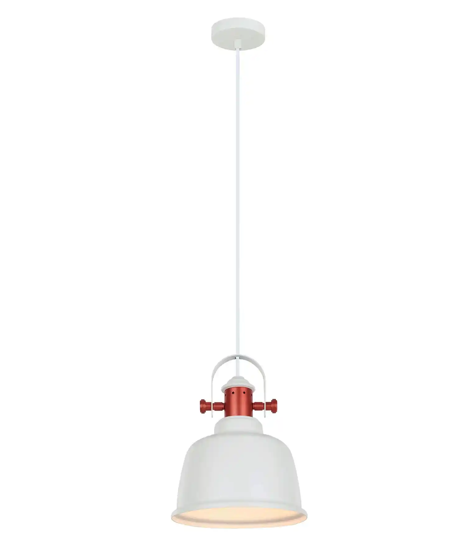 CLA ALTA: Industrial Bell Shape With Copper Highlights Pendant Lights - Image 3