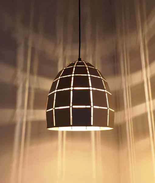 CLA ARMIS: Retro Tiled Ellipse Shape Pendant Lights - Image 3