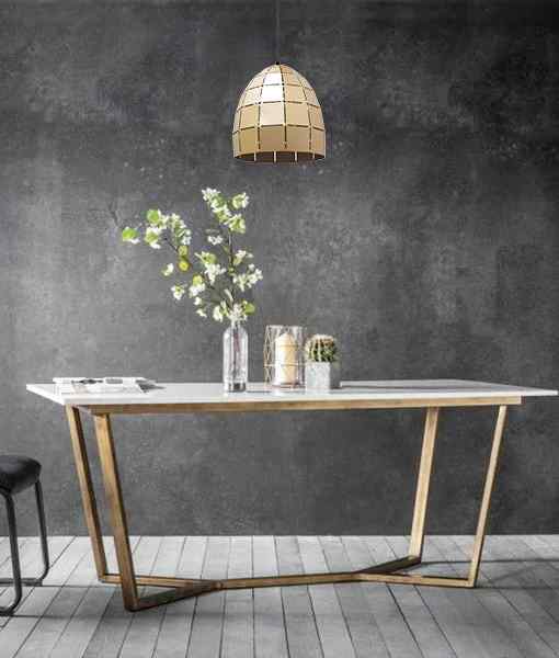 CLA ARMIS: Retro Tiled Ellipse Shape Pendant Lights - Image 7