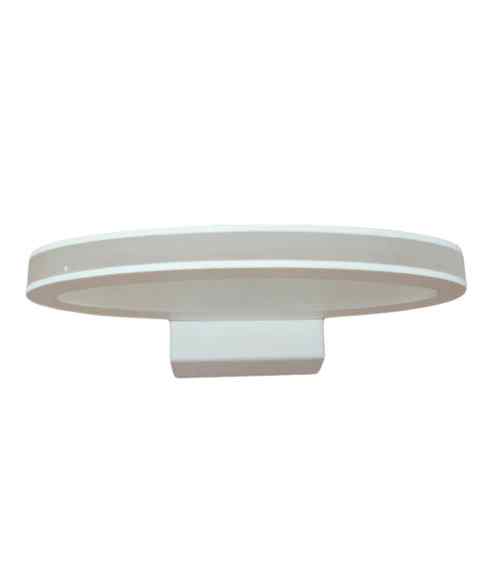 CLA ATHENS: City Series LED Interior Matte White Oval 1 Way Wall Light