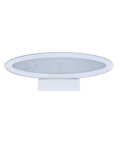 CLA ATHENS: City Series LED Interior Matte White Oval 1 Way Wall Light