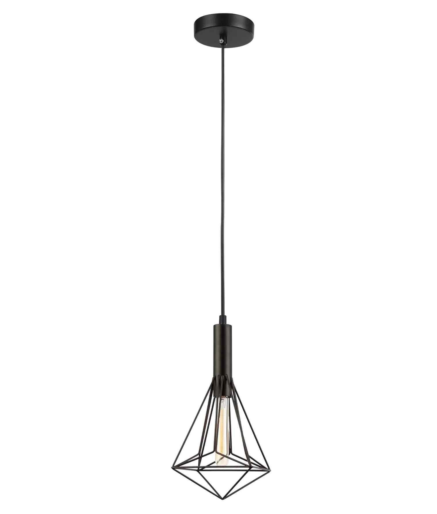 CLA BLACKBAND & WHITEBAND: Diamond Shape Bird Cage Pendant Lights