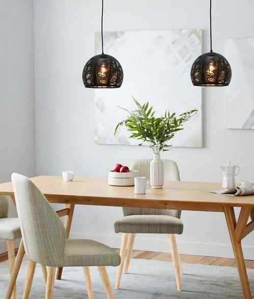 CLA BOTANICA: Bohemian Embossed Dome Shape Pendant Lights