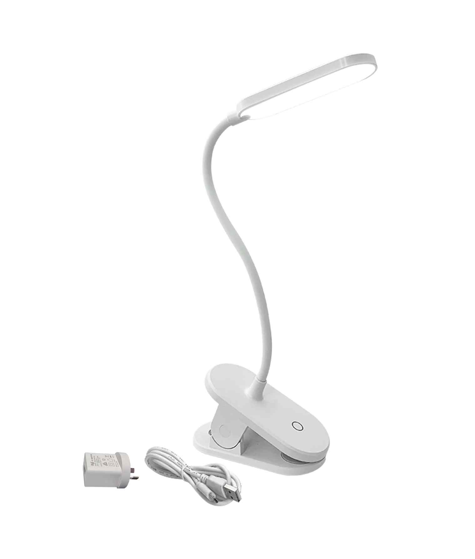 CLA BUDDY: LED Rechargeable Portable Touch Clip Lamp