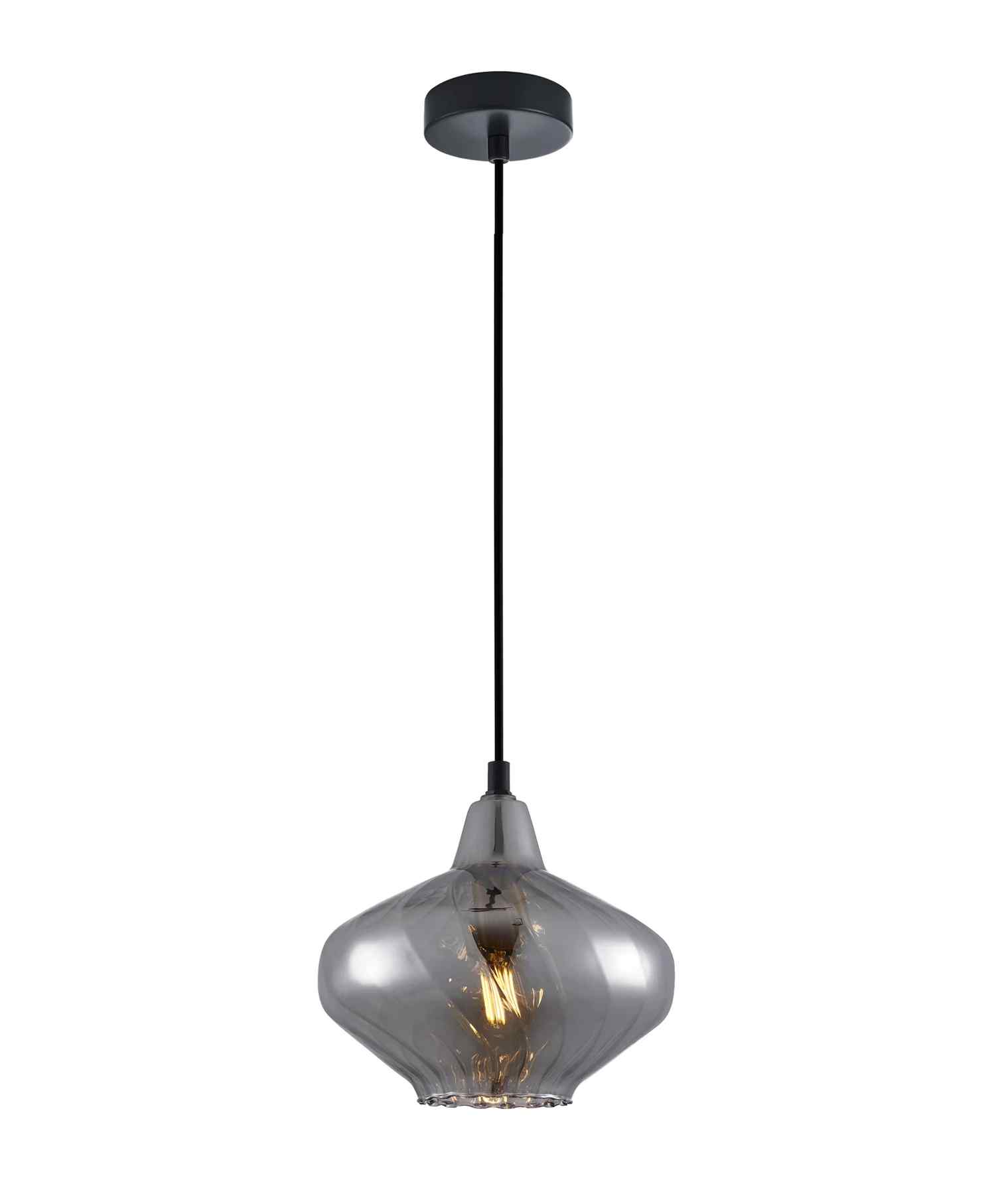 CLA CAMPANA: Interior Wine Glass Shape Ribbed Pendant Lights