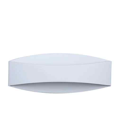 CLA CANNES: City Series LED Interior Matte White Curved Up/Down Wall Light