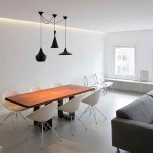 CLA CAVIAR: Black Mexican Hat Shape Pendant Light