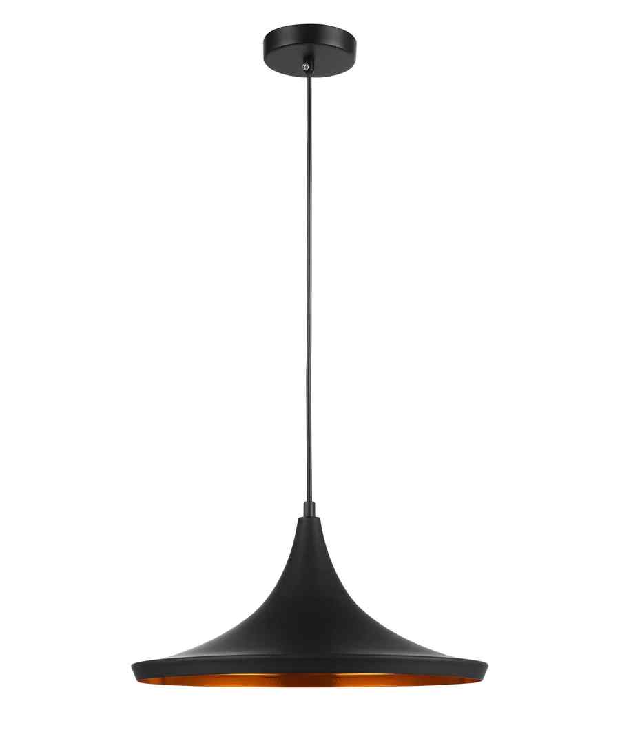 CLA CAVIAR: Black Mexican Hat Shape Pendant Light