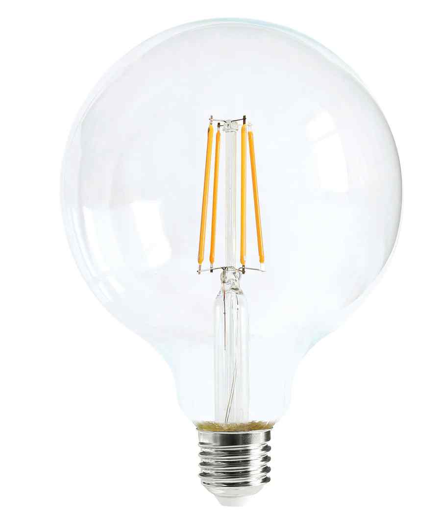 CLA G125 LED Filament Dimmable Globes Clear Diffuser (8W) - Image 2