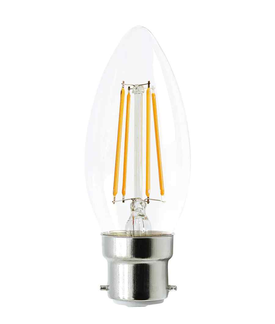 CLA
Candle LED Filament Dimmable Globes Clear Diffuser (4W)