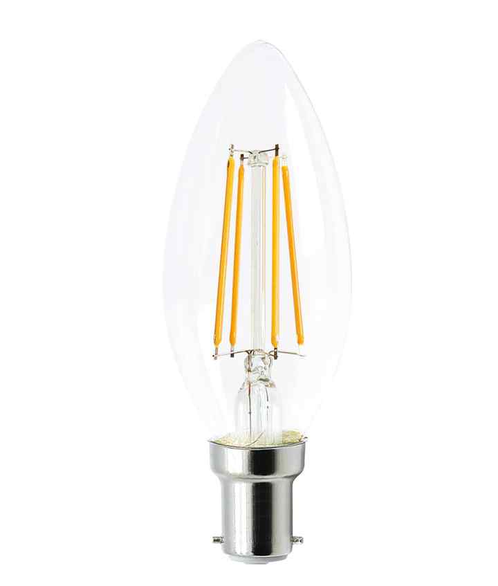 CLA
Candle LED Filament Dimmable Globes Clear Diffuser (4W) - Image 3