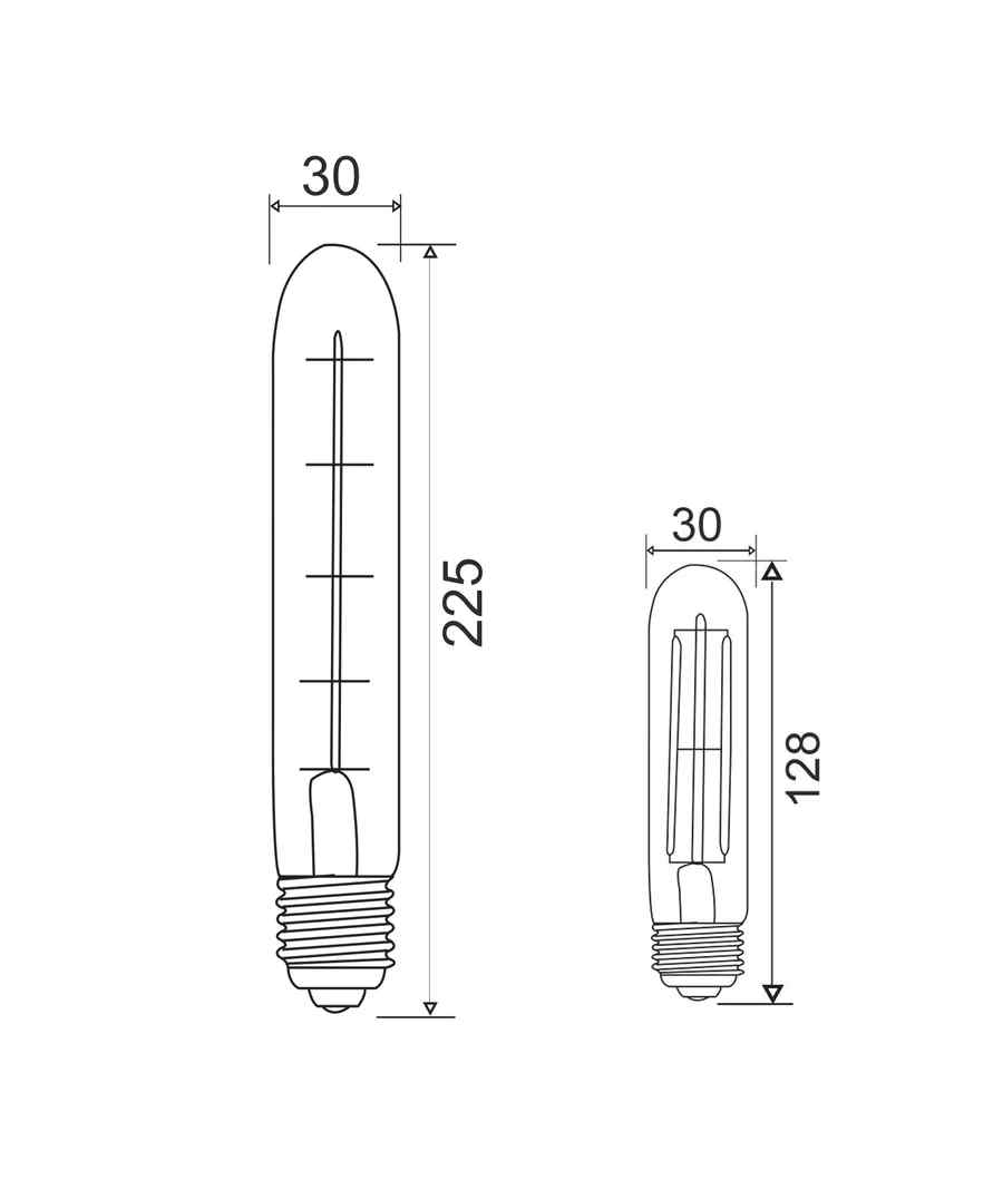 CLA T30 LED Filament Dimmable Globes - Image 2