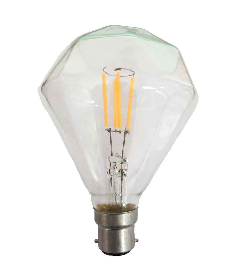 CLA Diamond Shape LED Filament Globe (3.5W)