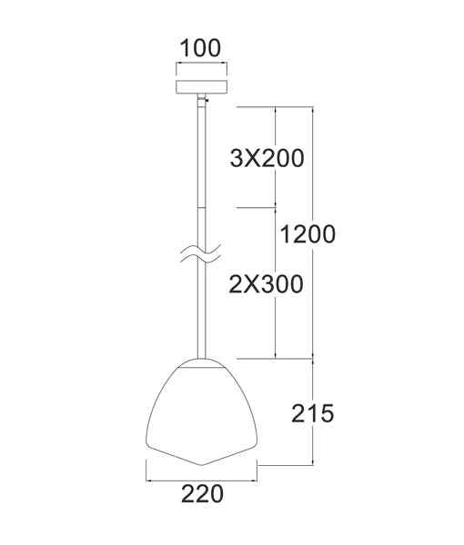 CLA CIOTOLA: Interior Tipped Small Dome Frosted Glass Pendant Lights - Image 2