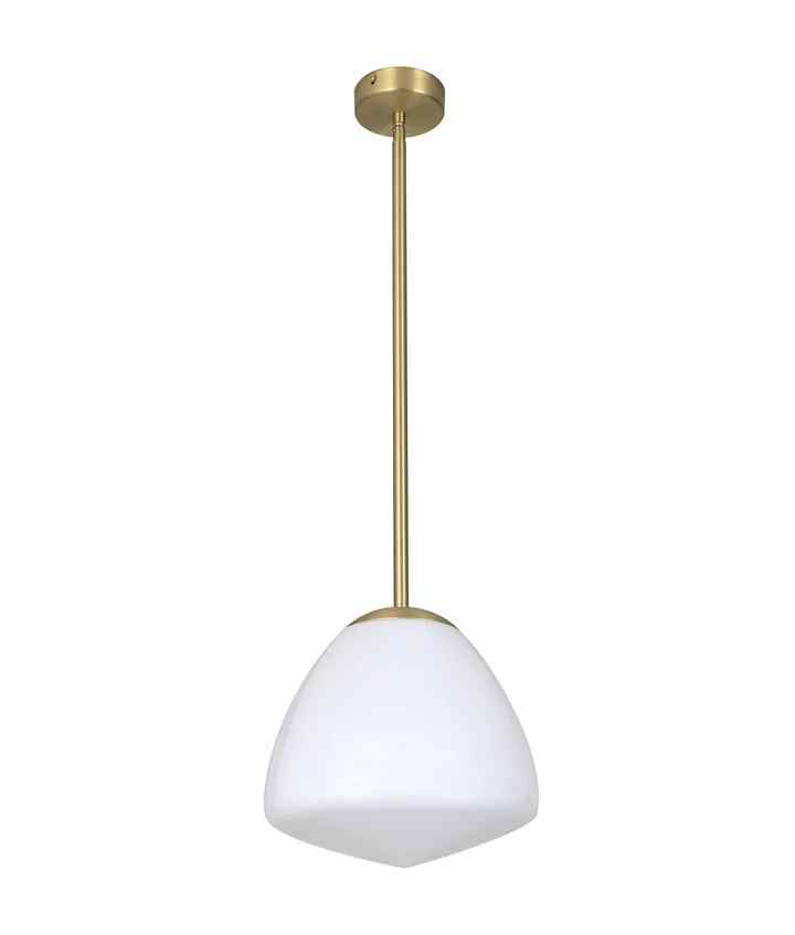 CLA CIOTOLA: Interior Tipped Small Dome Frosted Glass Pendant Lights