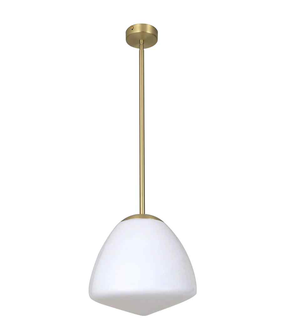 CLA CIOTOLA: Interior Tipped Medium Dome Frosted Glass Pendant Lights
