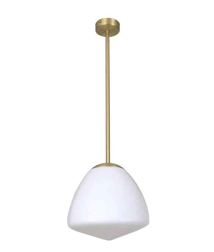 CLA CIOTOLA: Interior Tipped Medium Dome Frosted Glass Pendant Lights