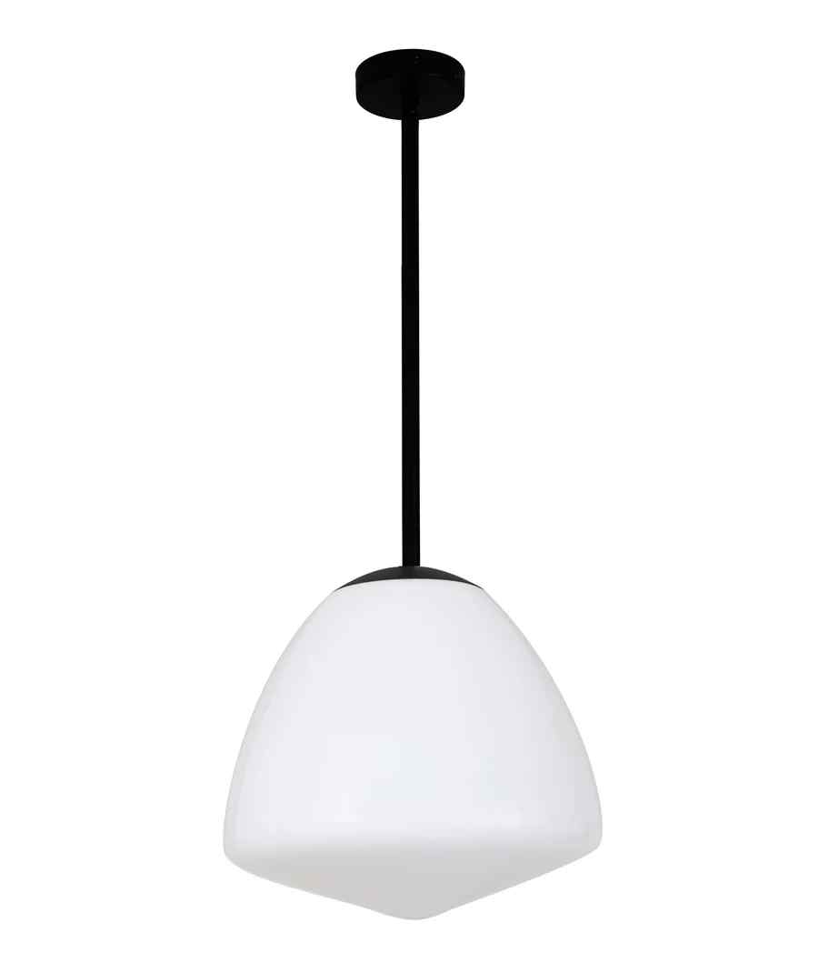 CLA CIOTOLA: Interior Tipped Large Dome Frosted Glass Pendant Lights