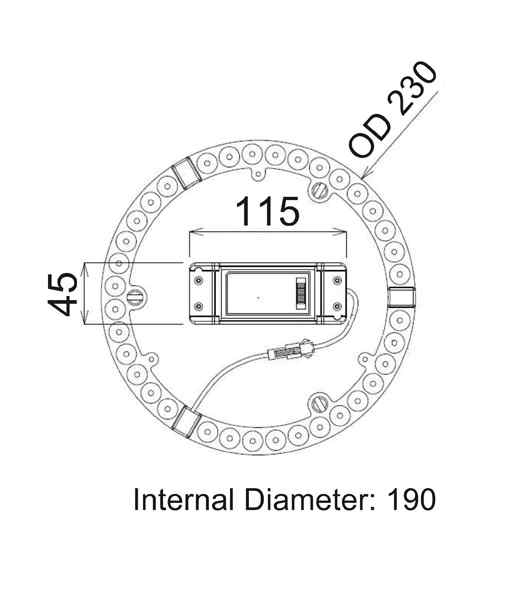 CLA CKTRI: LED Tri-CCT Oyster Conversion Kits (12-24W) - Image 4