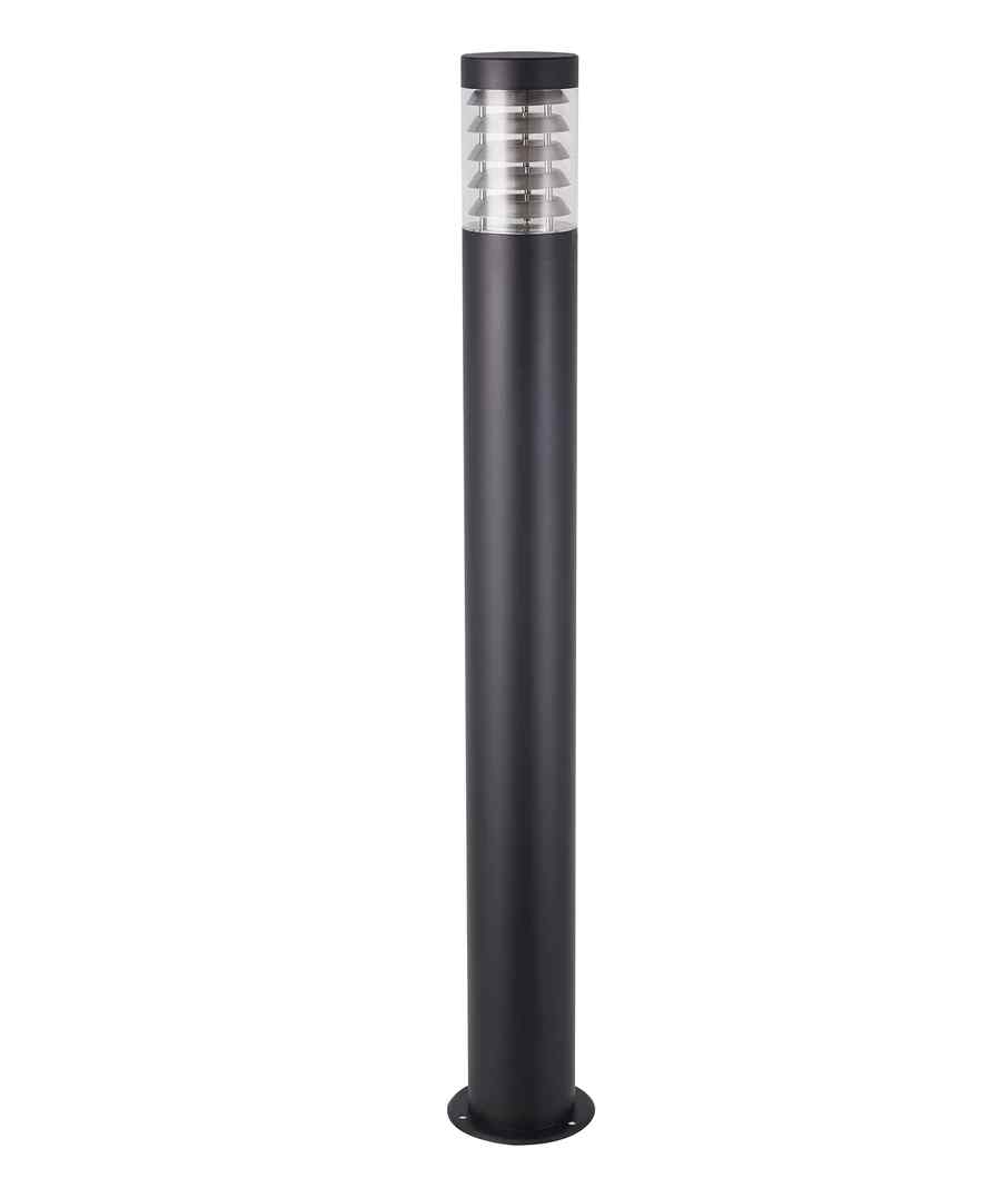 CLA ELANORA: E27 Surface Mounted Black Bollard Lights IP44