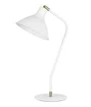 CLA COLLO: Cone Shade with Antique Brass Highlight Table Lamps