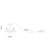 CLA COMET: LED Tri-CCT Dimmable Gimbal Low Glare Recessed Downlights IP20 - Image 3