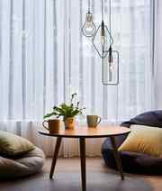 CLA CONTOUR: Interior Black Wire Pear Shape Pendant Light - Image 4