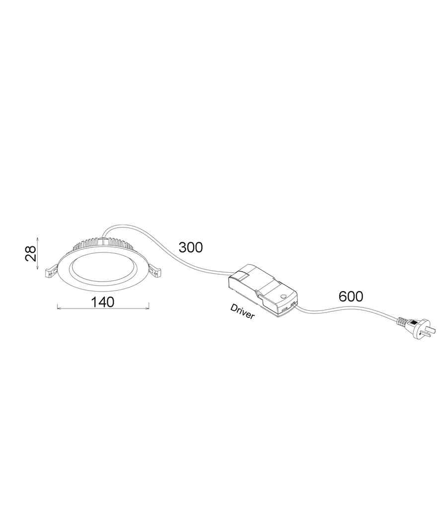 CLA
COSMOTRI: LED Tri-CCT Dimmable Fixed White Downlights IP20 - Image 2