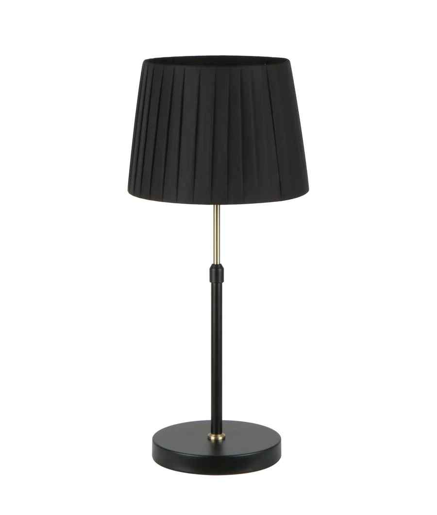 CLA CRECER: Interior Slanted Pleated Shade Height Adjustable Table Lamps