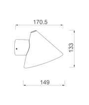 CLA
CUCHARA: Exterior Cone Surface Mounted Wall Lights IP65 / IP44 - Image 4