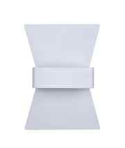 CLA DAVOS: City Series LED Interior Matte White Bow Wall Light