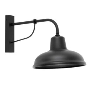 CLA DEKSEL: Industrial Matte Black Interior Wall Light