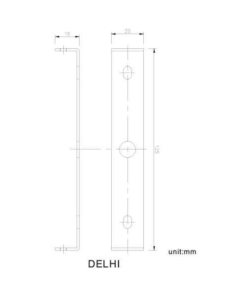 CLA DELHI: City Series LED Interior Sand White Angled Up/Down Wall Light