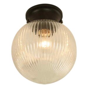 CLA D.I.Y. Batten Fix Ceiling Lights - Large Spherical Ribbed Shape Fixtures