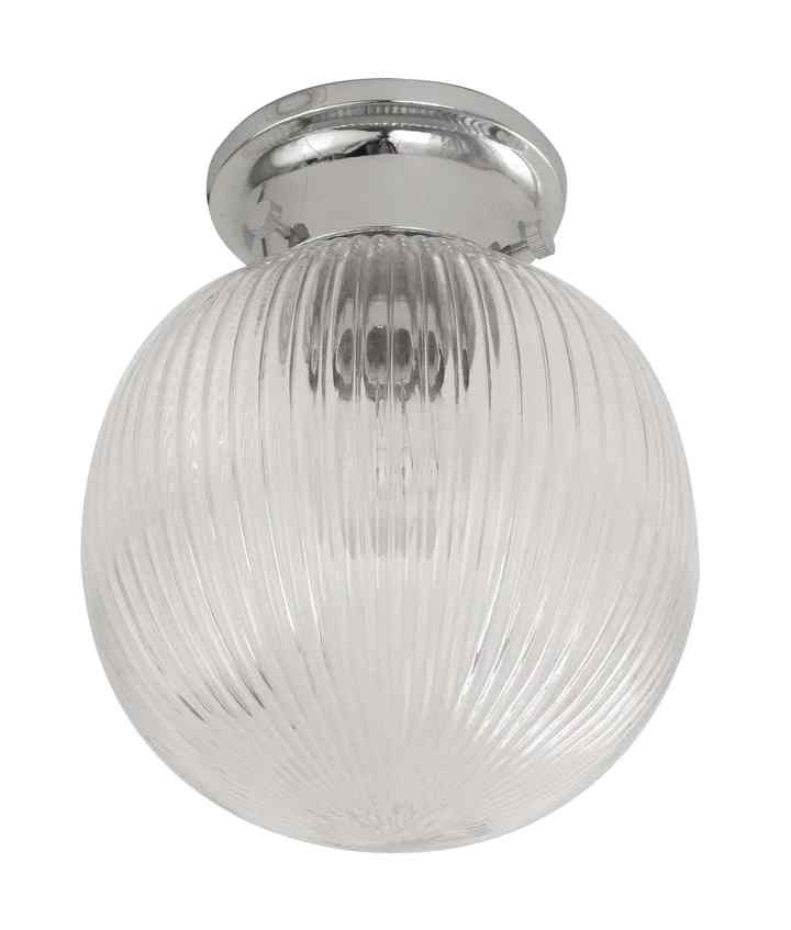 CLA D.I.Y. Batten Fix Ceiling Lights - Large Spherical Ribbed Shape Fixtures