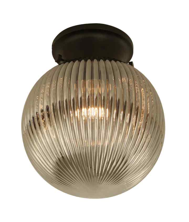 CLA D.I.Y. Batten Fix Ceiling Lights - Large Spherical Ribbed Shape Fixtures