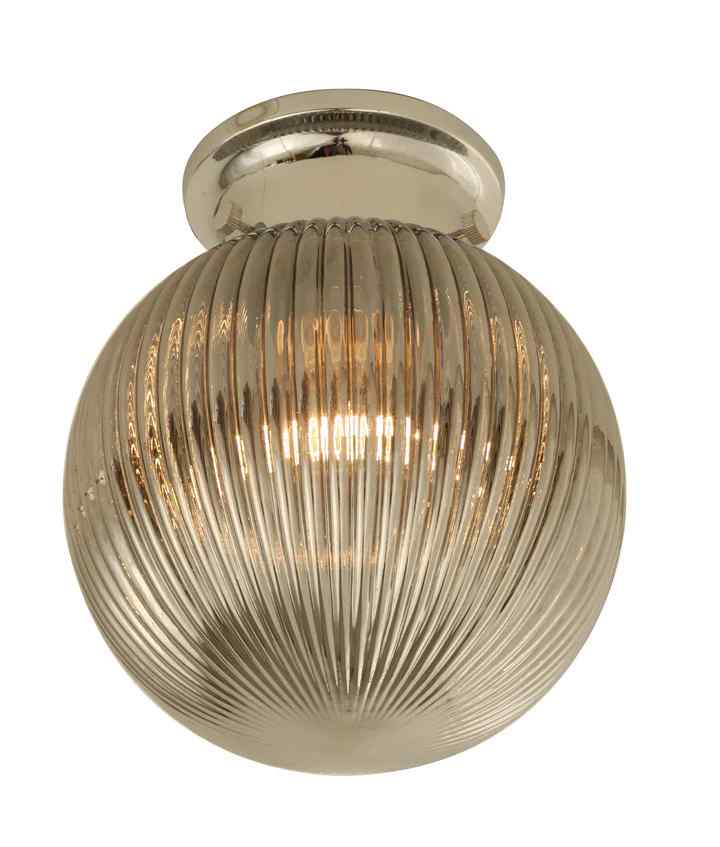 CLA D.I.Y. Batten Fix Ceiling Lights - Large Spherical Ribbed Shape Fixtures