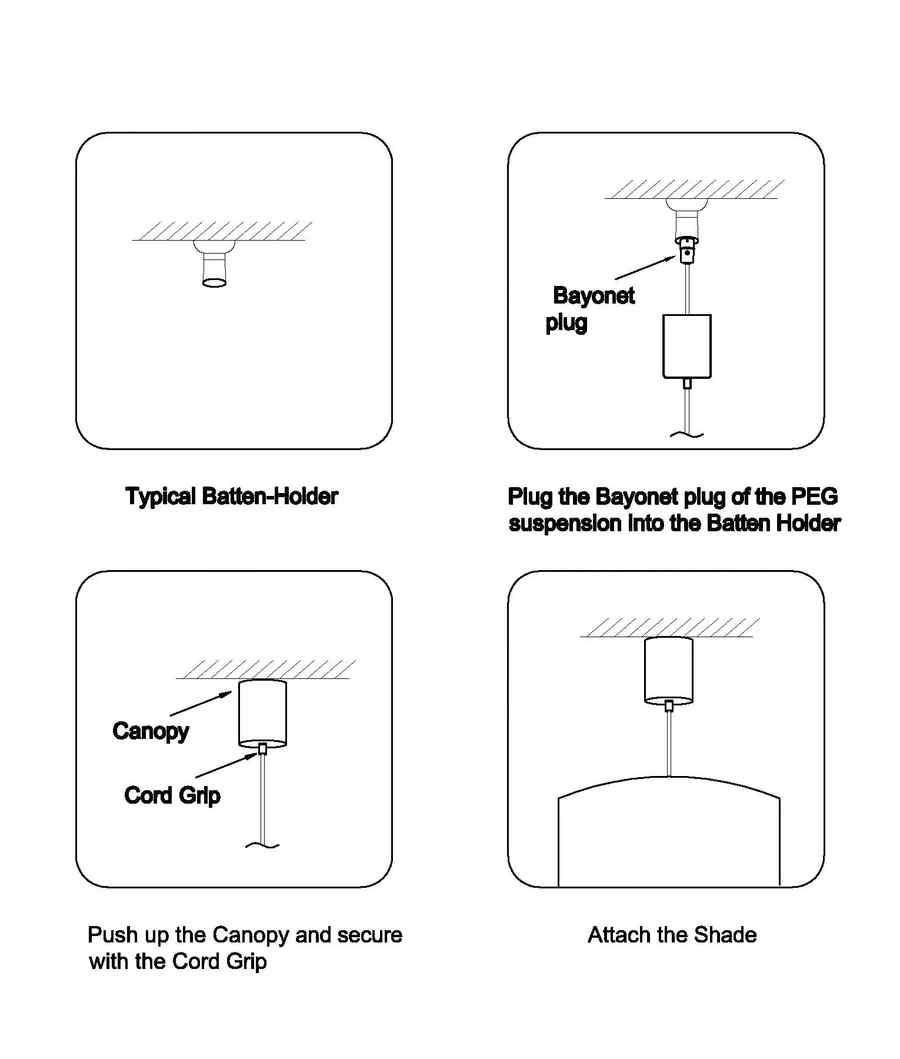CLA D.I.Y. Plug-in Pendant Light Suspension Kits - Image 3