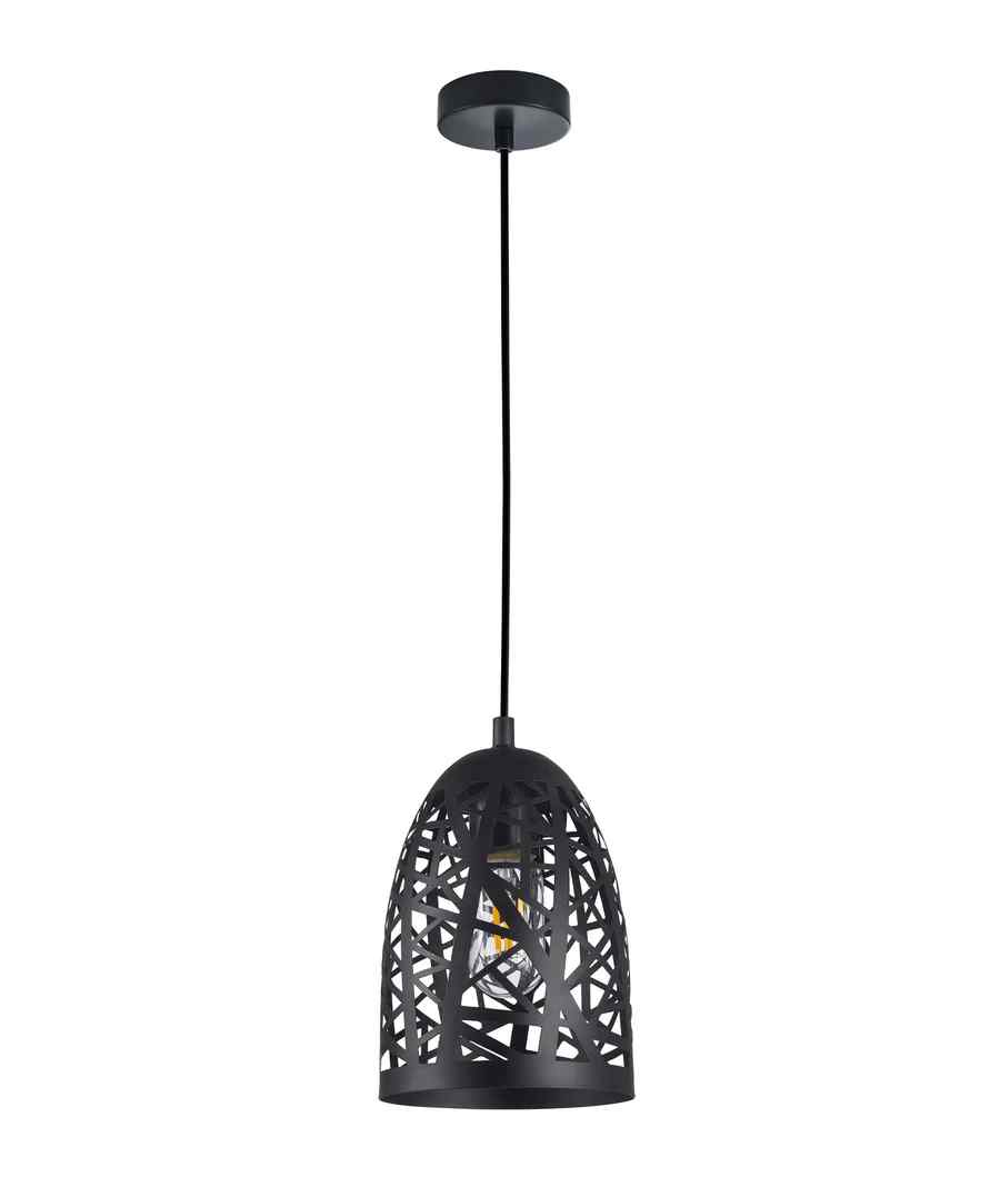 CLA ESCAMA: Interior Iron Cage Ellipse Pendant Lights
