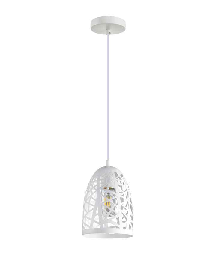 CLA ESCAMA: Interior Iron Cage Ellipse Pendant Lights