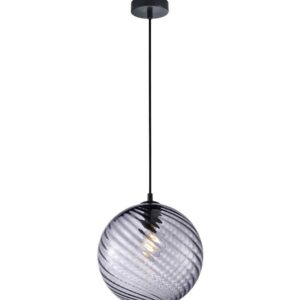 CLA ESPIRAL: Interior Wine Glass Shade Wavy Finish Round Pendant Lights