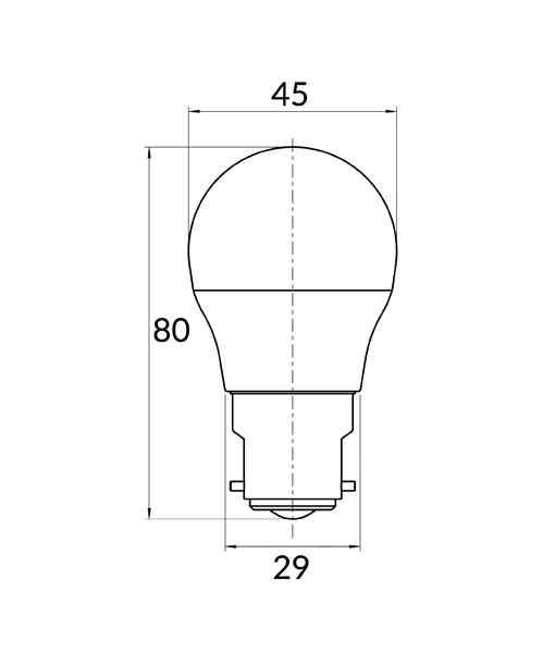 CLA Fancy Round LED Globes Frosted Diffuser (3W) - Image 2